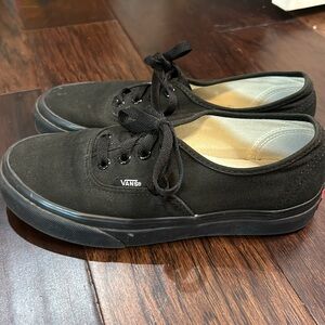 Slightly Used Black Vans